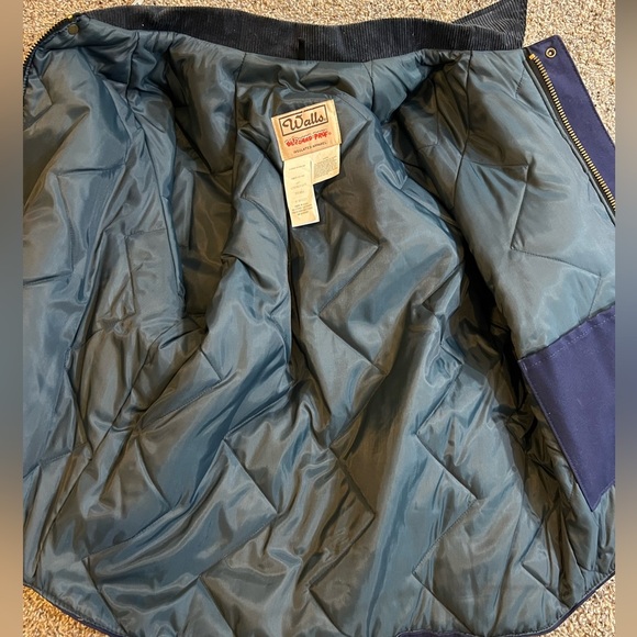 Walls Coat Navy Work utility Vintage Blue Insulated Waist Length Coat Si… - Picture 5 of 12